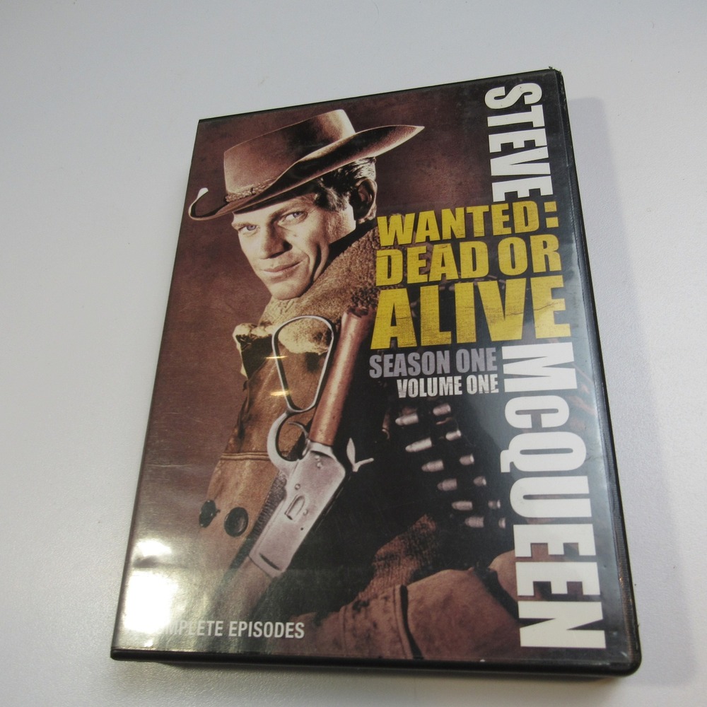 Wanted: Dead‎ or Alive Steve McQueen Season One Volume 1 Complete Episodes DVD